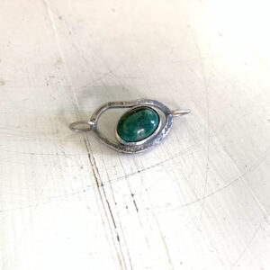 de losse edelsteenschakel met chrysocolla